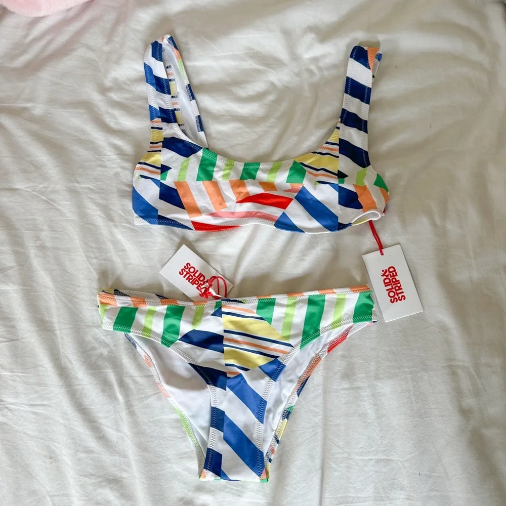 Solid & Striped Bikini - Picture 1 of 3
